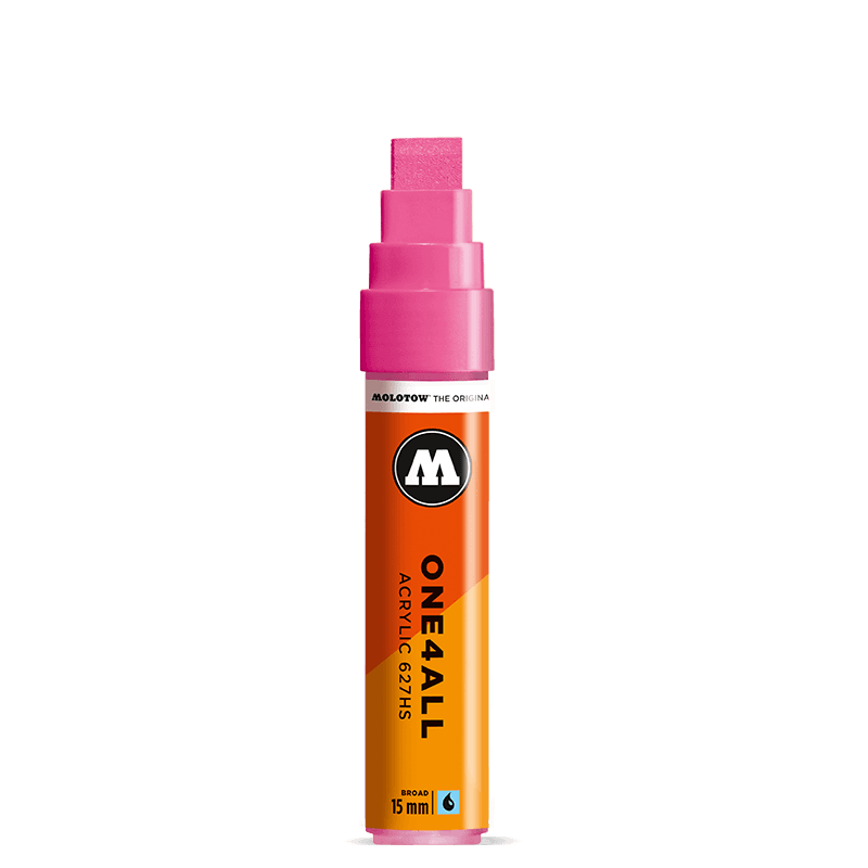 Molotow ONE4ALL acrylic marker, 15mm chisel nib