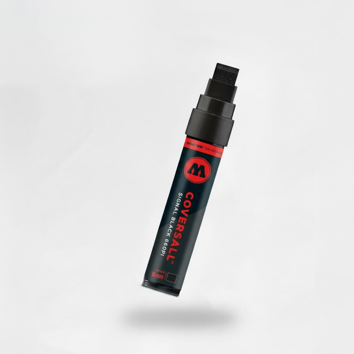 Molotow COVERSALL 660PI alcohol marker, signal black (15mm)