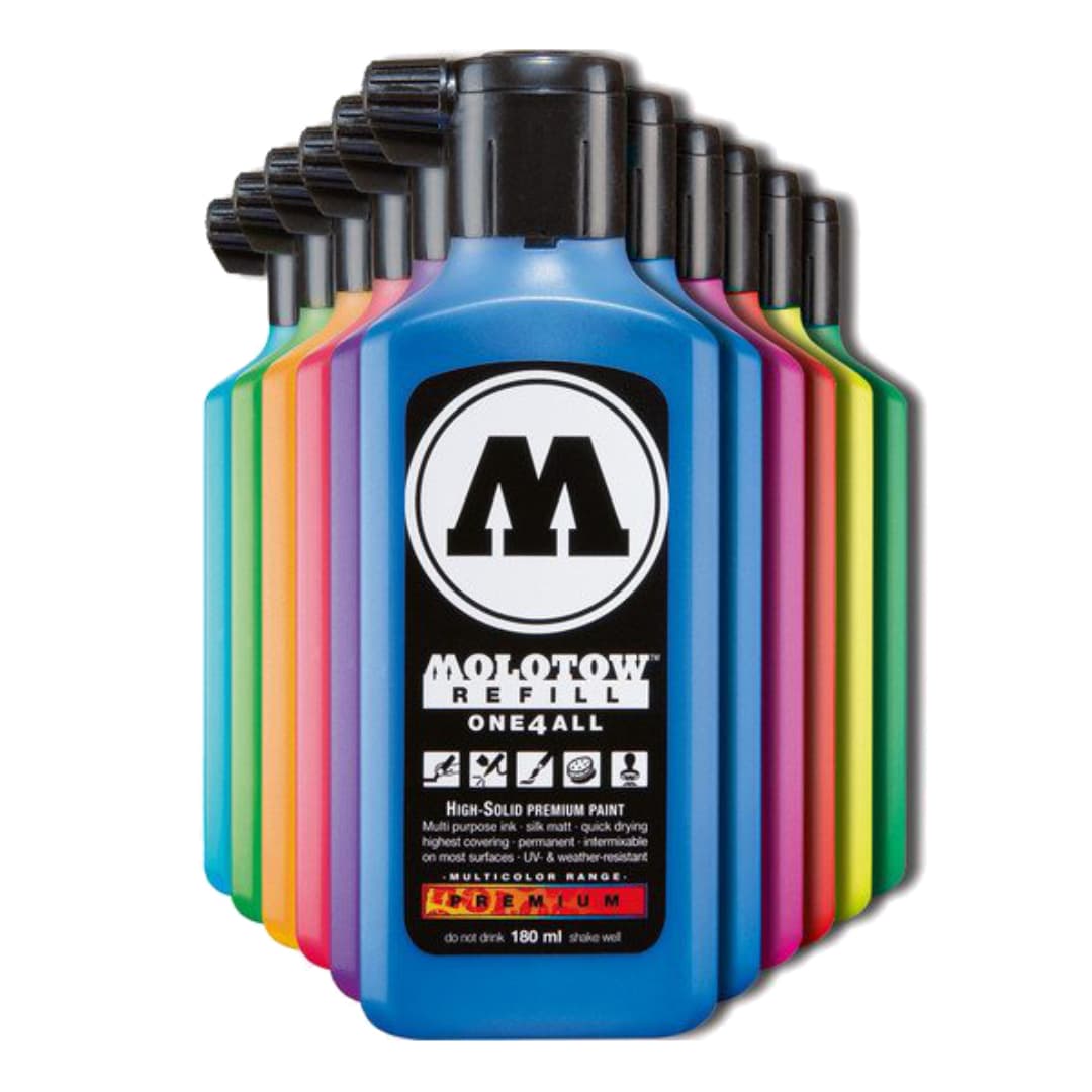 Molotow ONE4ALL acrylic paint, 180 ml refill bottle